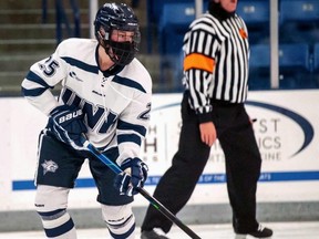 Brantford's Emily Rickwood is in her junior season at the University of New Hampshire.