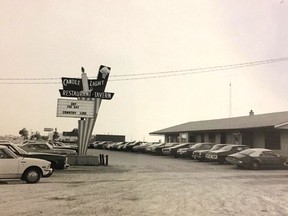 The Candlelight Restaurant in 1976. Courtesy Gus Balkouras