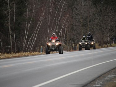 An  all-terrain vehicle outing on New Year's Day. Photo on Friday, January 1, 2020, in Williamstown, Ont. Todd Hambleton/Cornwall Standard-Freeholder/Postmedia Network