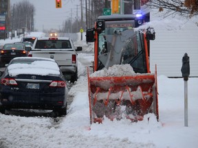 A wet snow and mild temperature made for slushy conditions on the weekend, on city streets and sidewalks. Photo on Saturday, January 16, 2021, in Cornwall, Ont. Todd Hambleton/Cornwall Standard-Freeholder/Postmedia Network