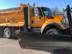Handout/Cornwall Standard-Freeholder/Postmedia Network
One of the snow plows belonging to the United Counties of SDG.

Handout Not For Resale