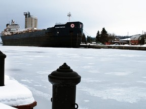The Algoma Central Corp. lake freighter Compass arrived in the Owen Sound Harbour Monday. DENIS LANGLOIS
