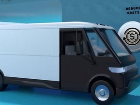 An image of the GM EV600, a battery-powered commercial van. (General Motors)