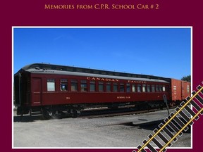 Local author Bonnie Sitter’s latest book “On the Wright Track” is a compilation of the memories of the Wright family who lived in one of Ontario’s unique railcar schools. Handout.