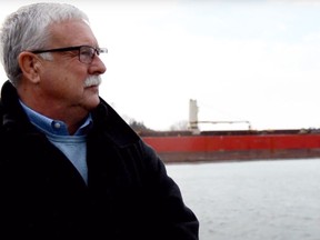 Rowland Howe looks out at the Goderich harbour. Submitted