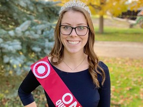 Anna Lennox of Ayton was named Ontario Queen of the Furrow.