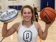 Queen's Gaels rugby and basketball player Sophie de Goede at basketball practice in October 2019.