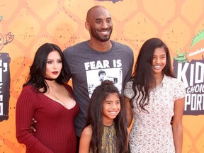 Nickelodeon's Kids's Choice Sports 2016 held at UCLA's Pauley Pavilion Featuring: Kobe Bryant, wife Vanessa Laine Bryant, daughters Gianna Maria-Onore Bryant, Natalia Diamante Bryant.