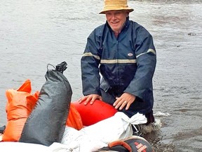 Robbie Jones assists with sand-bagging during the 2019 flood of Mattawa. Jones was appointed to town council to fill a vacant seat.
Supplied Photo