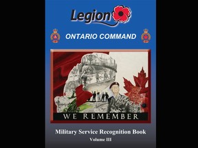 Royal Canadian Legion Ontario Command's Service Recognition Books mark the contribution of veterans to Canada and the world.