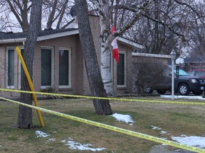 Sarnia police have closed a section of Lee Court, a residential street near Murphy Road, to traffic for a homicide investigation following a woman's death Thursday.Paul Morden/The Observer