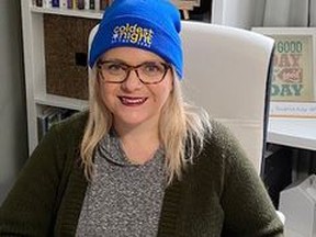 Suzanne Avey, owner of Citrine Counselling, is gearing up for this year's Coldest Night of the Year walk. This year's walk will be virtual but the goal, helping young people who need a boost, remains the same. CONTRIBUTED PHOTO