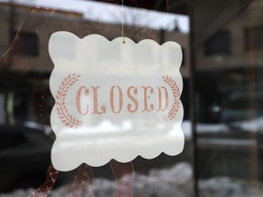 Nonessential businesses such as retail stores in Sudbury, Ont., remain closed because of the province-wide lockdown.
