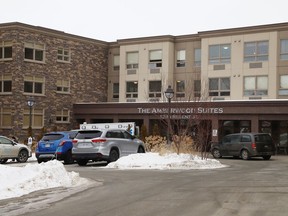 The Amberwood Suites on Regent Street in Sudbury, Ont. on Monday January 11, 2021.