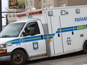 A Greater Sudbury ambulance.