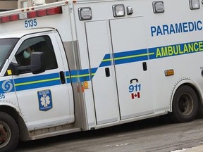 A Greater Sudbury ambulance.
