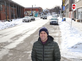 Kyle Marcus, owner of The Alibi Room in downtown Sudbury, Ont., is the founder of The Hand Up Collective. The organization is working to create sustainable solutions for Sudbury's homelessness and addiction problems.