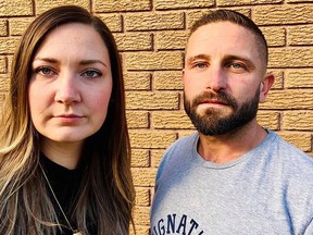 Cassandra Ingham (left) and Darren Ransom of Sudbury are two of the organizers of Silent No More!!! Sudbury's Overdose Epidemic, a new Facebook group to help support people whose lives are affected by opioid addictions and overdoses.