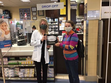 Masks for all Greater Sudbury thanks owner Tanya Denniston for her support with fabric face masks during the pandemic. Supplied