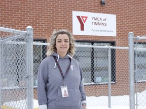 Natasha Skinner, a child-care supervisor with Timmins YMCA, stands outside the Schumacher day-care location at 64 Croatia Ave. -- one of two satellite day-care locations operated by the YMCA in Timmins.

RICHA BHOSALE/The Daily Press