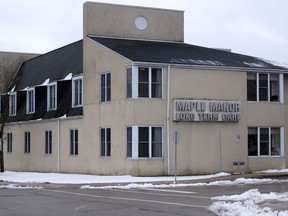 Maple Manor Long Term Care Facility, Tillsonburg. (Chris Abbott/Norfolk & Tillsonburg News)