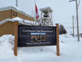 Many may have noticed that the 'fire hazard sign' has temporarily been replaced at the Cochrane Fire Department. It will be rehung once the season changes.TP.jpg