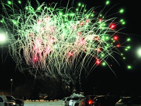 A fireworks display is part of the Town of Vulcan's New Year's Eve Family Party.
