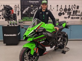 Brantford's Jordan Szoke will return to defend his Canadian Superbike title aboard a Kawasaki.