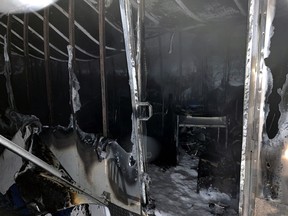 North Bay firefighters responded to a trailer fire Saturday morning around 4:30 a.m. at 1404 O'Brien St. A North Bay police officer called in the fire after trying to put it out with an extinguisher, according to the property owner. Police are still investigating.
Submitted Photo