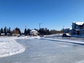 With a skating pathway and rink, Summerwood's skating loop will be opened this weekend. Photo Supplied