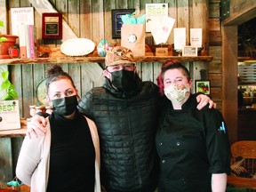 Chartier owners Sylvia and Darren Chaverie (left, middle) are excited to see their restaurant featured on a Food Network Canada show on Feb. 13. (Alex Boates)