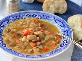 Kitchen Frau: Instant Pot Bean Soup with Ham