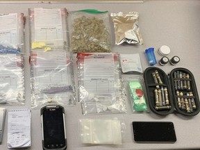A 40-year-old Brantford man faces numerous drug trafficking charges. BRANTFORD POLICE PHOTO