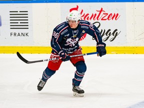 Jack Thompson patrols the blueline for Surahammars IF.