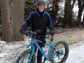 Walter Phillips, 78, cycles the roughly 23-kilometre loop around Riverview Line and Grande River Line along the Thames River every day. Ellwood Shreve/Postmedia Network