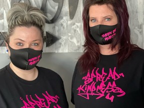 Based on how tough 2020 was on everyone, Kelly Smart and Carly Letros, co-founders of Queen of Hearts, created Spread Kindness clothing. Photo Supplied