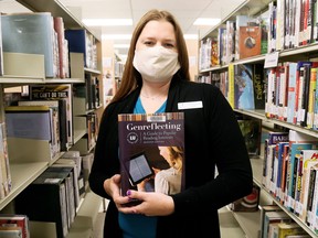 Chatham-Kent Public Library manager of public services Cassey Beauvais in a file photo from September 2020. The public library is continuing with its curbside service, it stated this week. File photo/Mark Malone