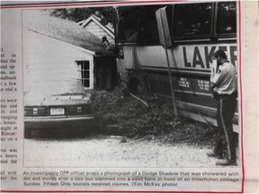 Picture from the Independent of the 1995 tour bus crash. SUBMITTED