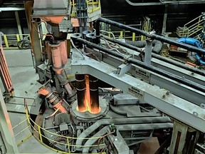 The addition of a second ladle metallurgy furnace at Algoma Steel helps make the Sault Ste. Marie steelmaker l a more reliable producer and  a more sustainable business.  Photo Supplied.