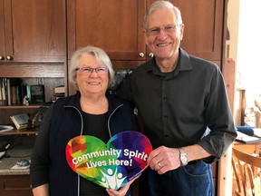 Ted and Bobbie Belke were this week's honourees of Devon Communities in Bloom's Community Spirit Lives Here! program.
(Supplied)