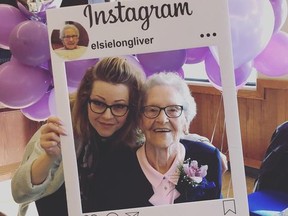 Dawna Zimmer celebrating her grandma’s Elsie Pedersen’s 100th birthday (2 years ago).