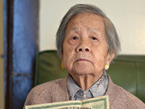 Chinese-Canadian activist Foon Hay Lum, who died last year as a result of COVID-19 at the age of 111, is the subject of an upcoming documentary that will be directed by Stratford's Keira Loughran and produced by Stratford's Ballinran Entertainment. Submitted photo