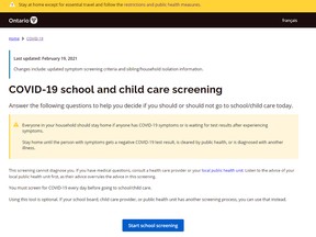 0304 pm school child care screening changes