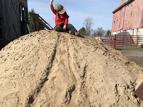 City kids vs. country sand pile.