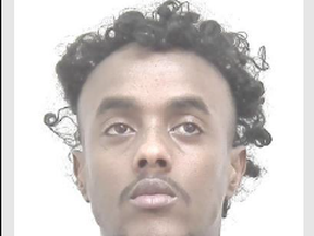 Calgary Police are looking for Sharmakre Mohamod in connection with the homicide of Sheldon Wolf of Carrot River. Photo by Calgary Police Service.