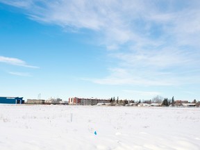 The City of Grande Prairie is asking residents to fill out a survey on the future Smith activity/reception centre, which will be built on this vacant lot. RANDY VANDERVEEN