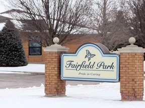 Fairfield Park long-term care home in Wallaceburg, Ont., is pictured Monday, Feb. 1, 2021. (Mark Malone/Chatham Daily News)