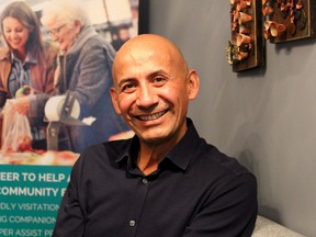 Julio Florez sits at the Canadian Mental Health Association Wood Buffalo office in downtown Fort McMurray on Thursday, Jan 30, 2020.  Laura Beamish/Fort McMurray Today/Postmedia Network