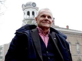 Brockville's former economic development director, Dave Paul, stands outside city hall on Wednesday, Feb. 22, 2017. (FILE PHOTO)