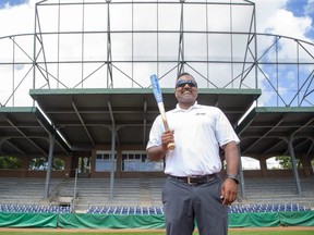 London Majors co-owner, field manager and general manager Roop Chanderdat (Derek Ruttan/The London Free Press)